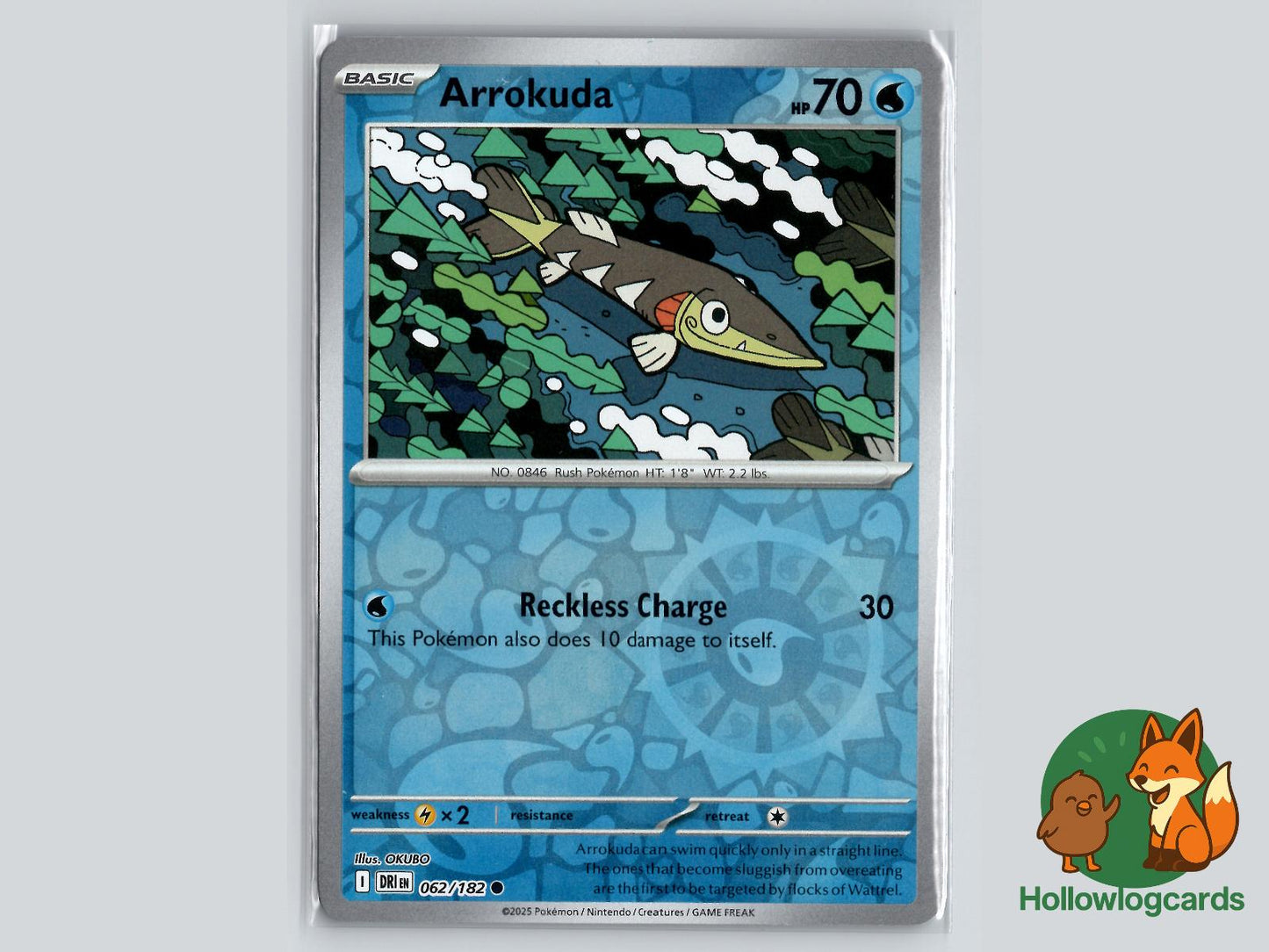 Arrokuda (062/182) - Destined Rivals Pokémon Card