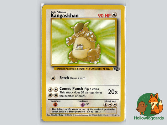 Kangaskhan (21/64) - Jungle Pokémon Card
