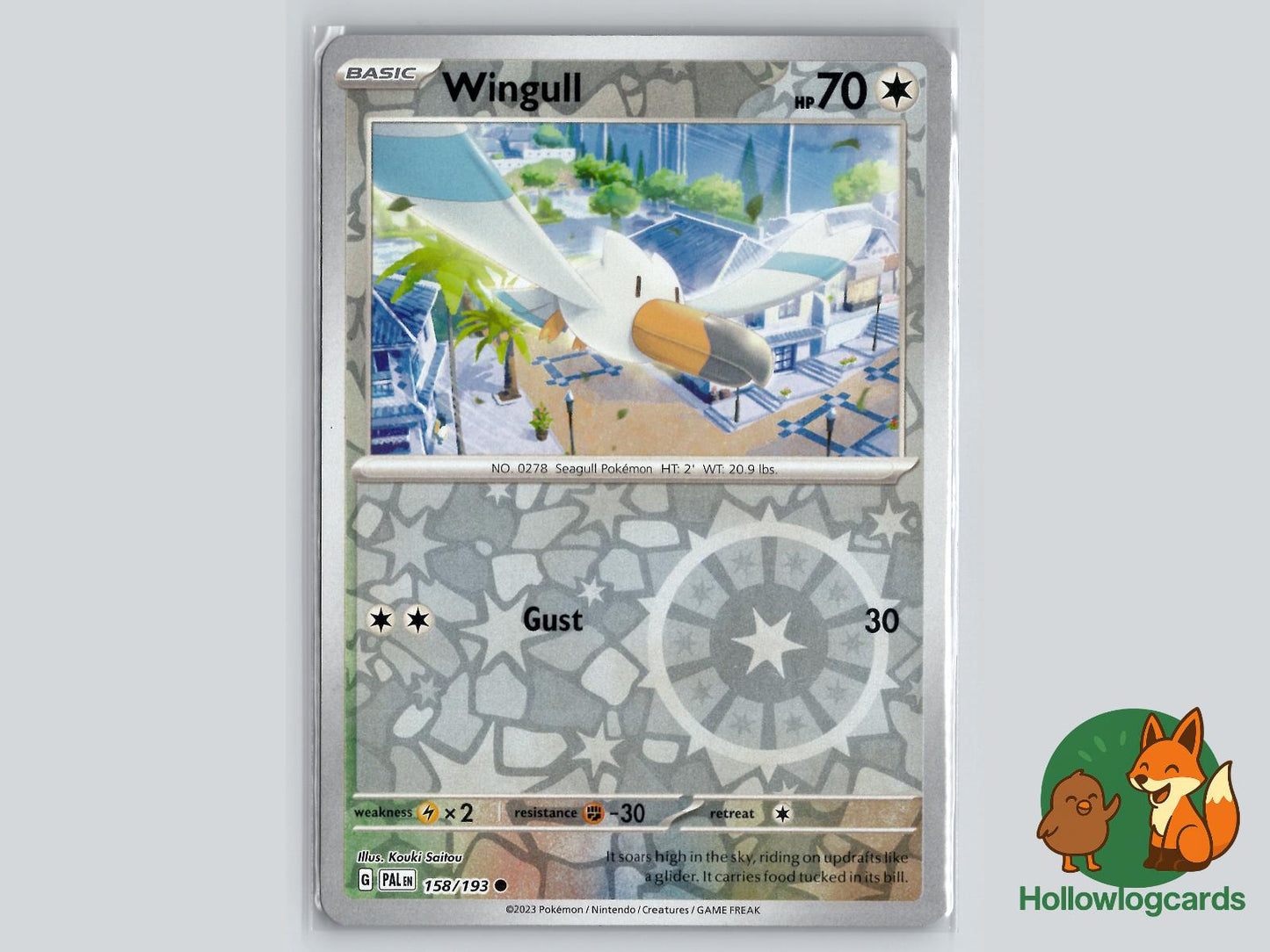 Wingull (158/193) - Paldea Evolved Pokémon Card