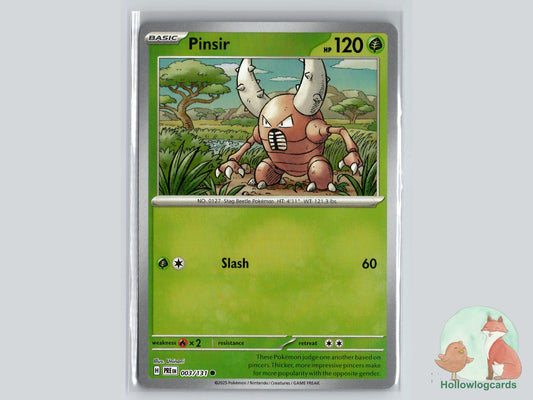 Pinsir (003/131) - Prismatic Evolutions Pokémon Card
