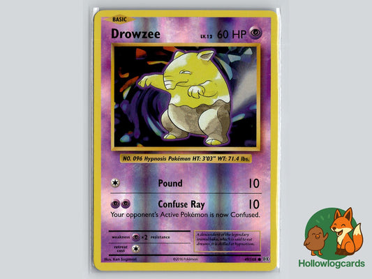 Drowzee (49/108) - Evolutions Pokémon Card