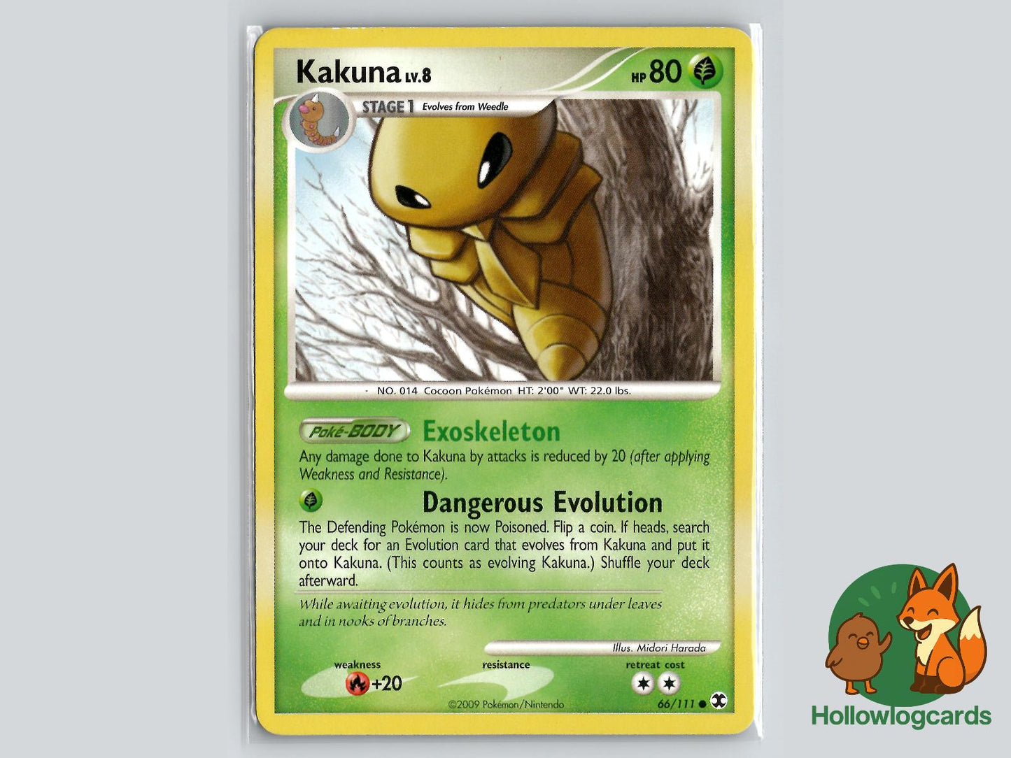 Kakuna (66/111) - Rising Rivals Pokémon Card