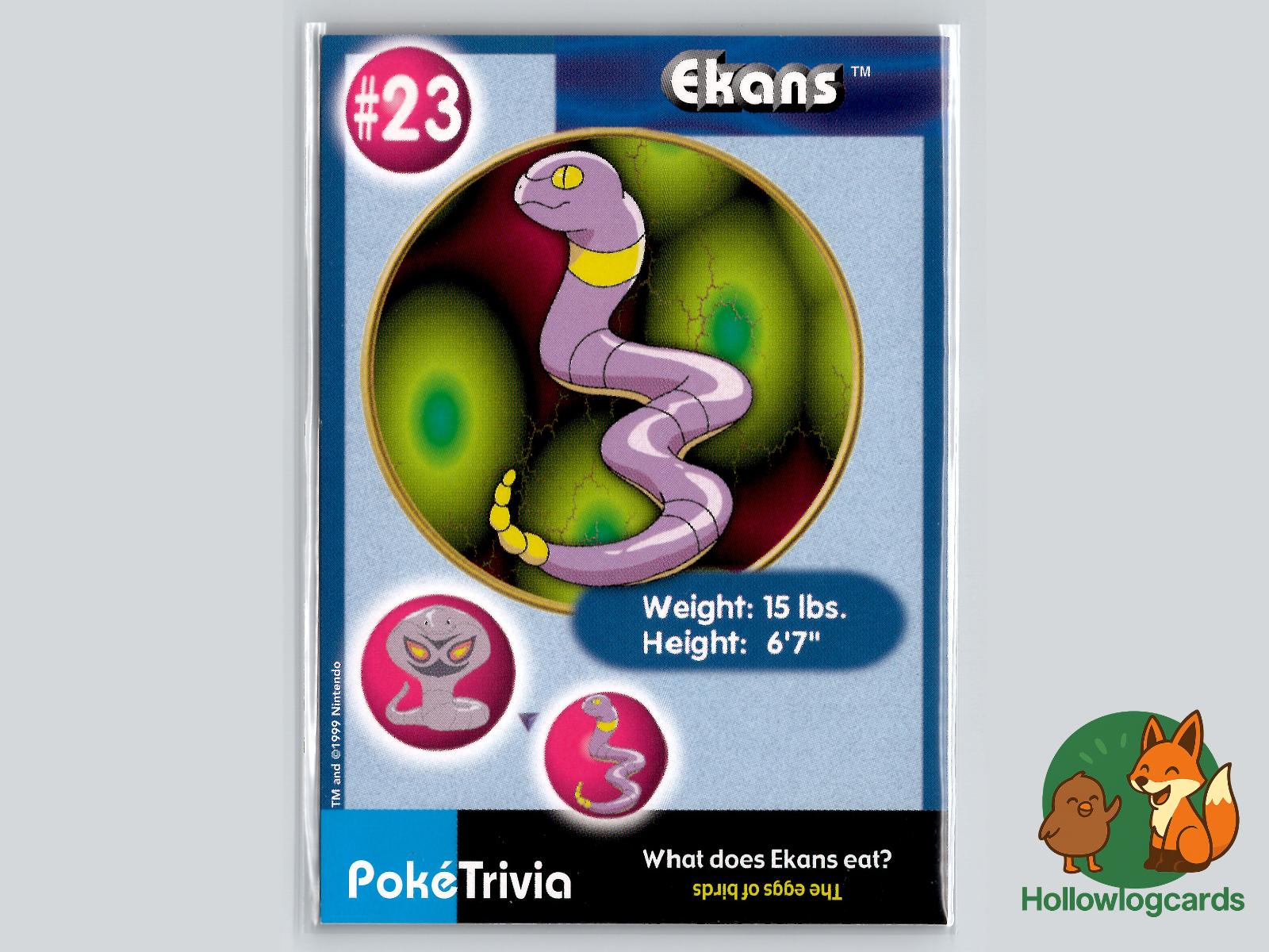 Ekans (23) Pokémon Card