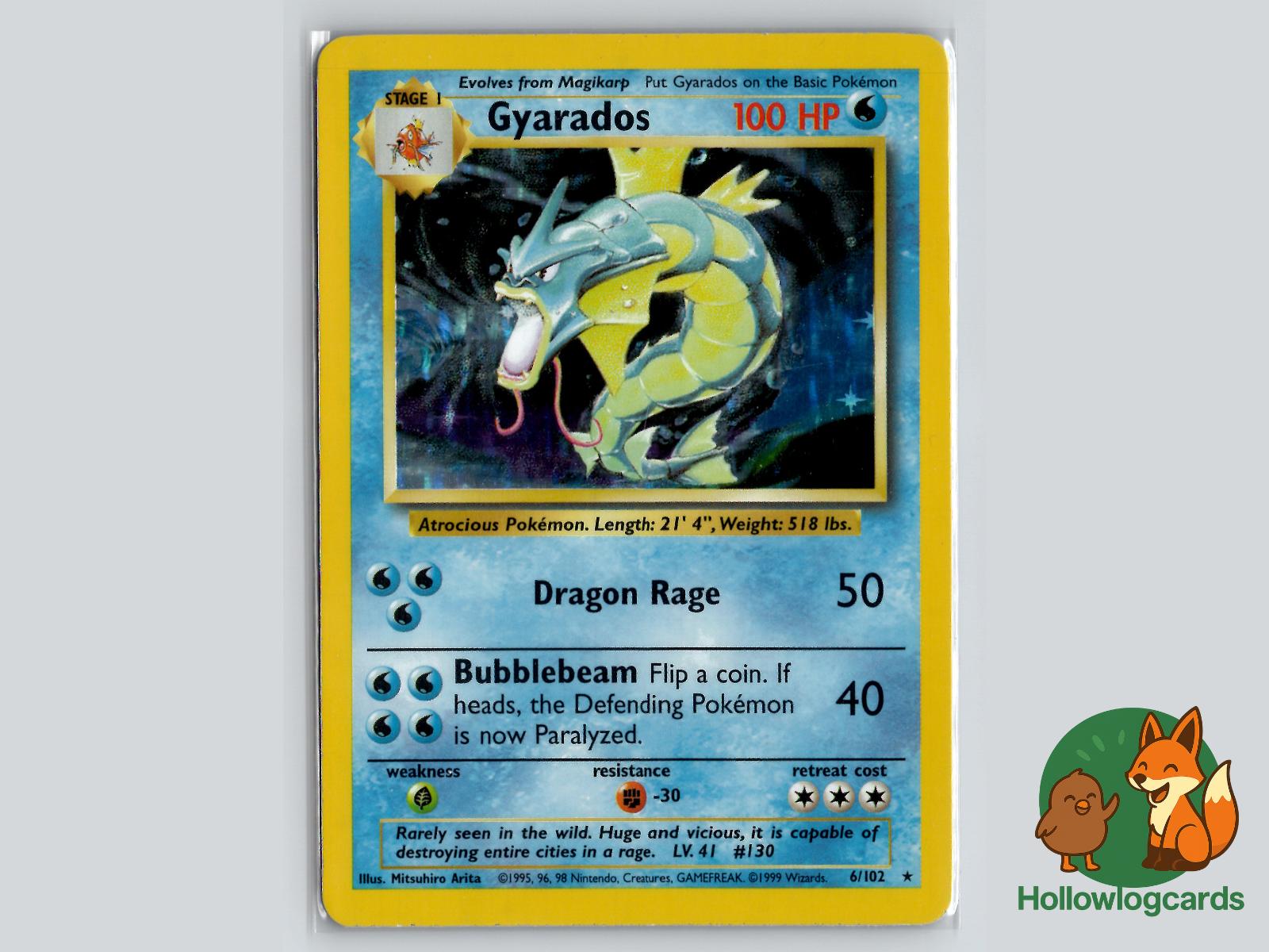 Gyarados (6/102) - Base Pokémon Card