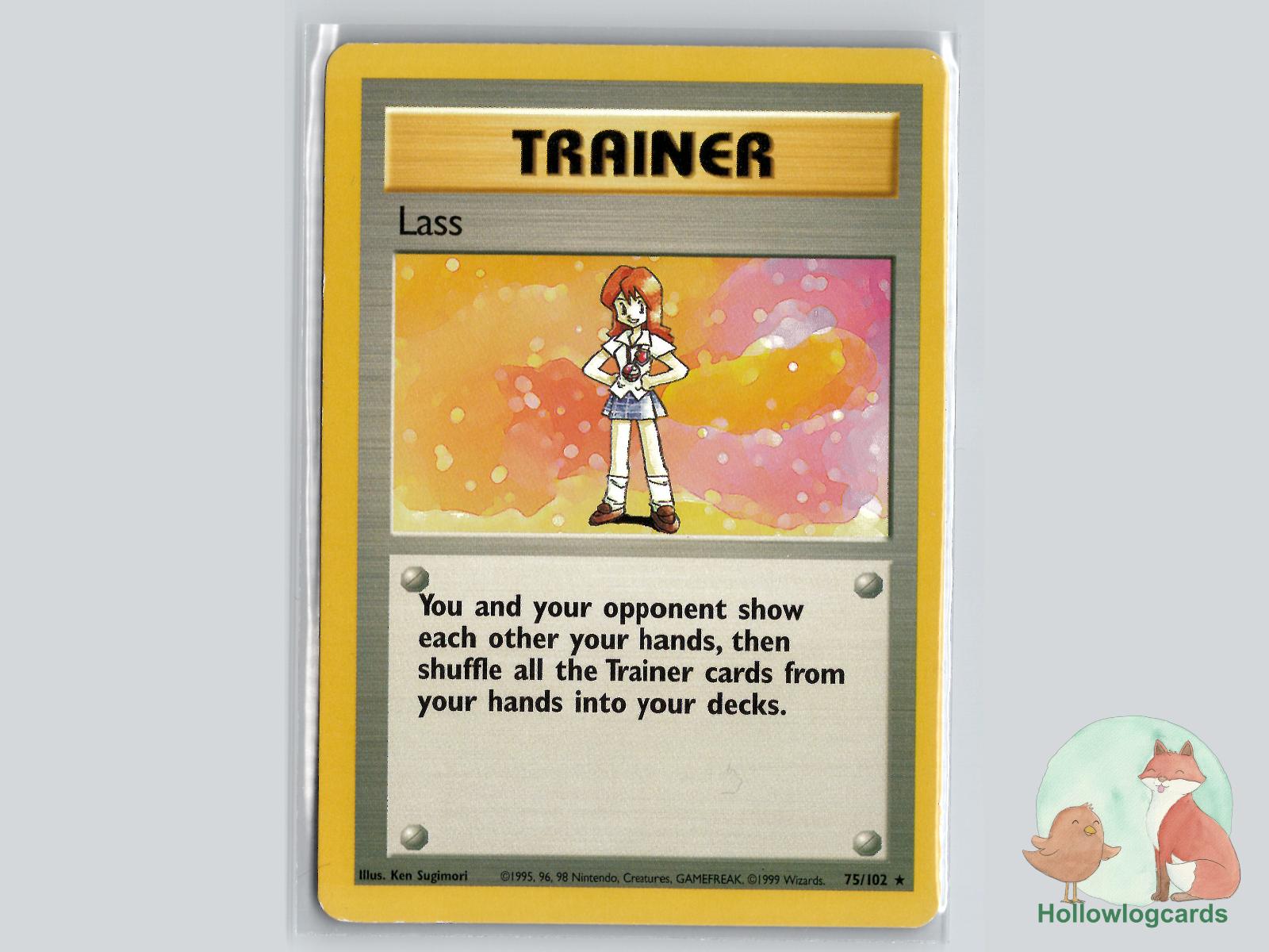 Lass (75/102) - Base Pokémon Card
