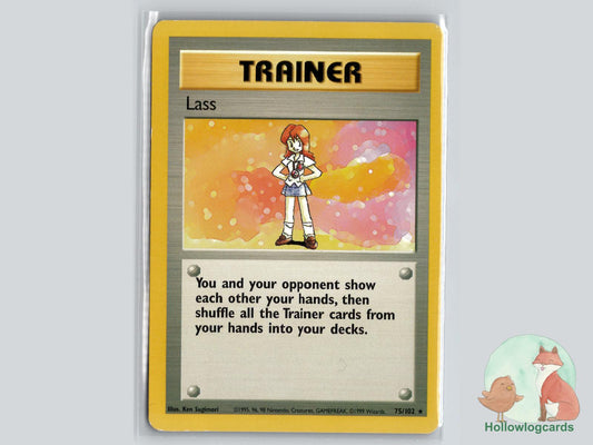 Lass (75/102) - Base Pokémon Card