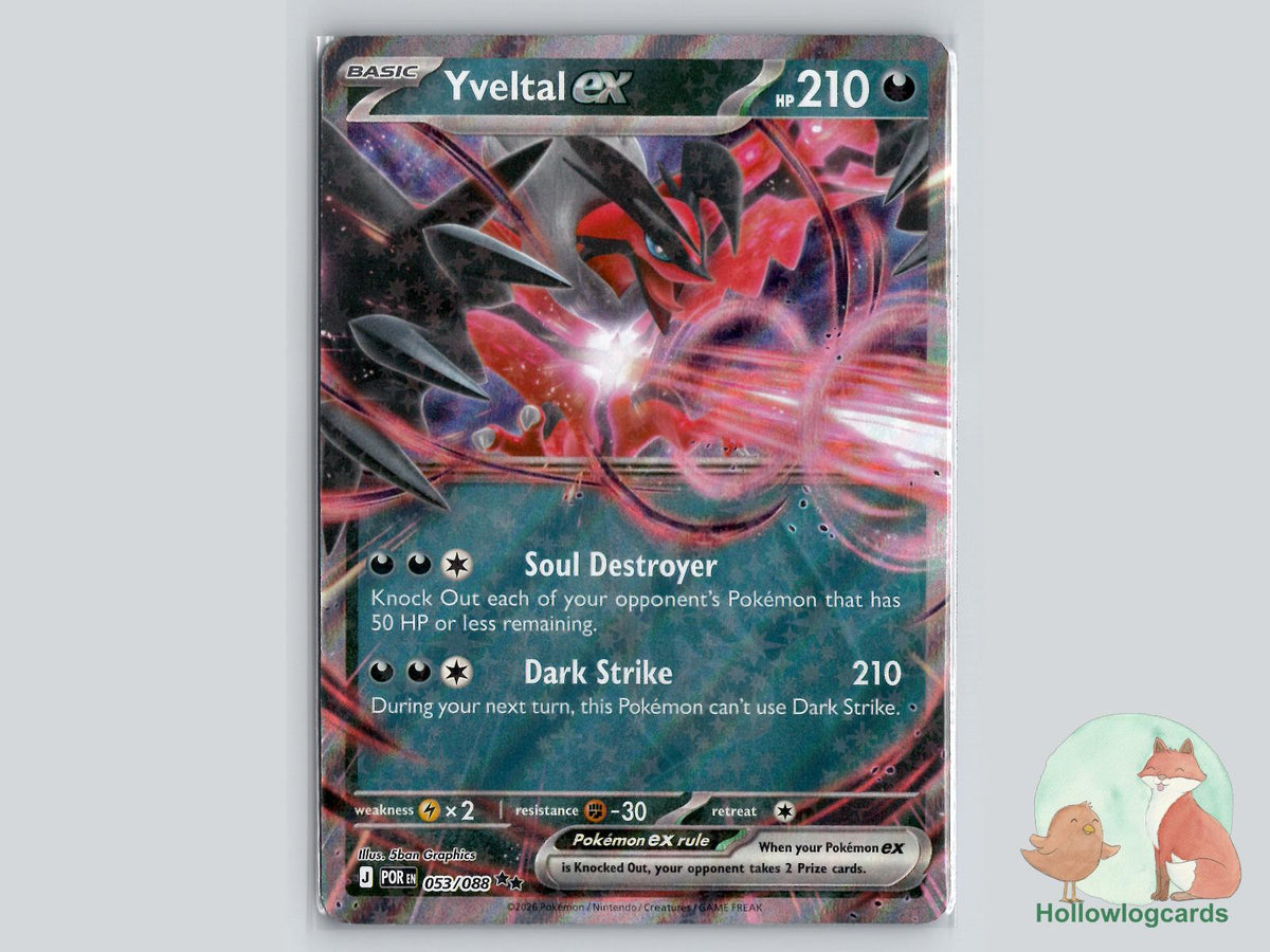 Yveltal ex (053/088) Pokémon Card