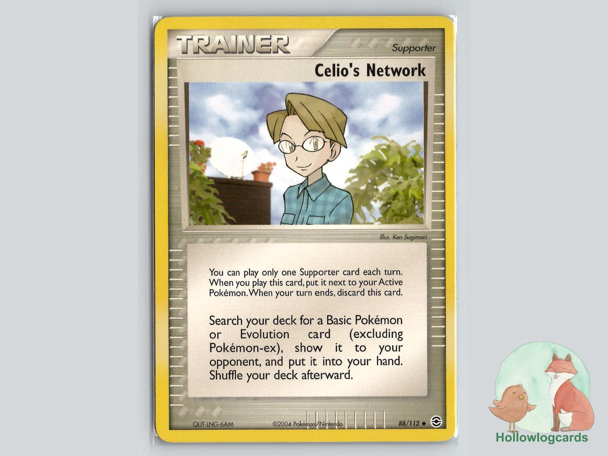 Celio's Network (88/112) - FireRed & LeafGreen Pokémon Card
