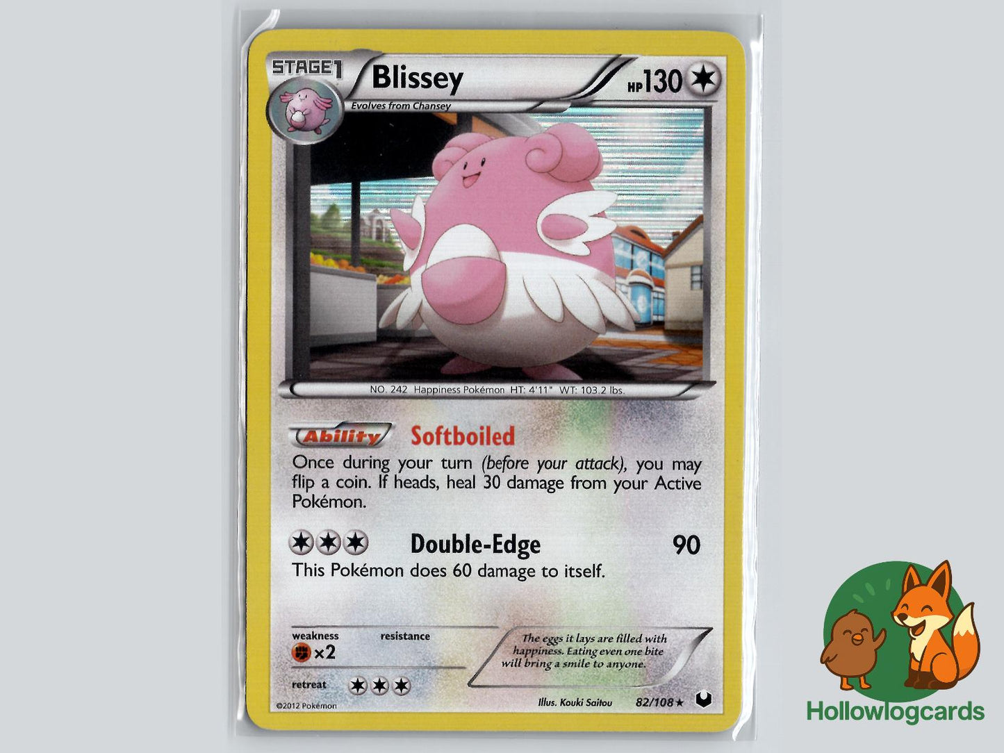 Blissey (82/108) - Dark Explorers Pokémon Card
