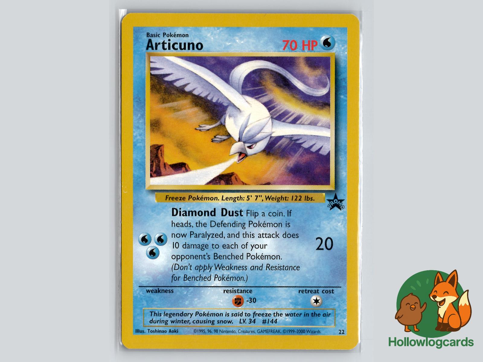 Articuno (22) - Wizards Black Star Promos Pokémon Card