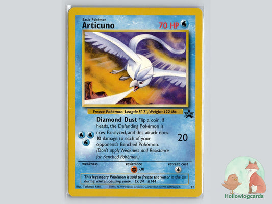 Articuno (22) - Wizards Black Star Promos Pokémon Card