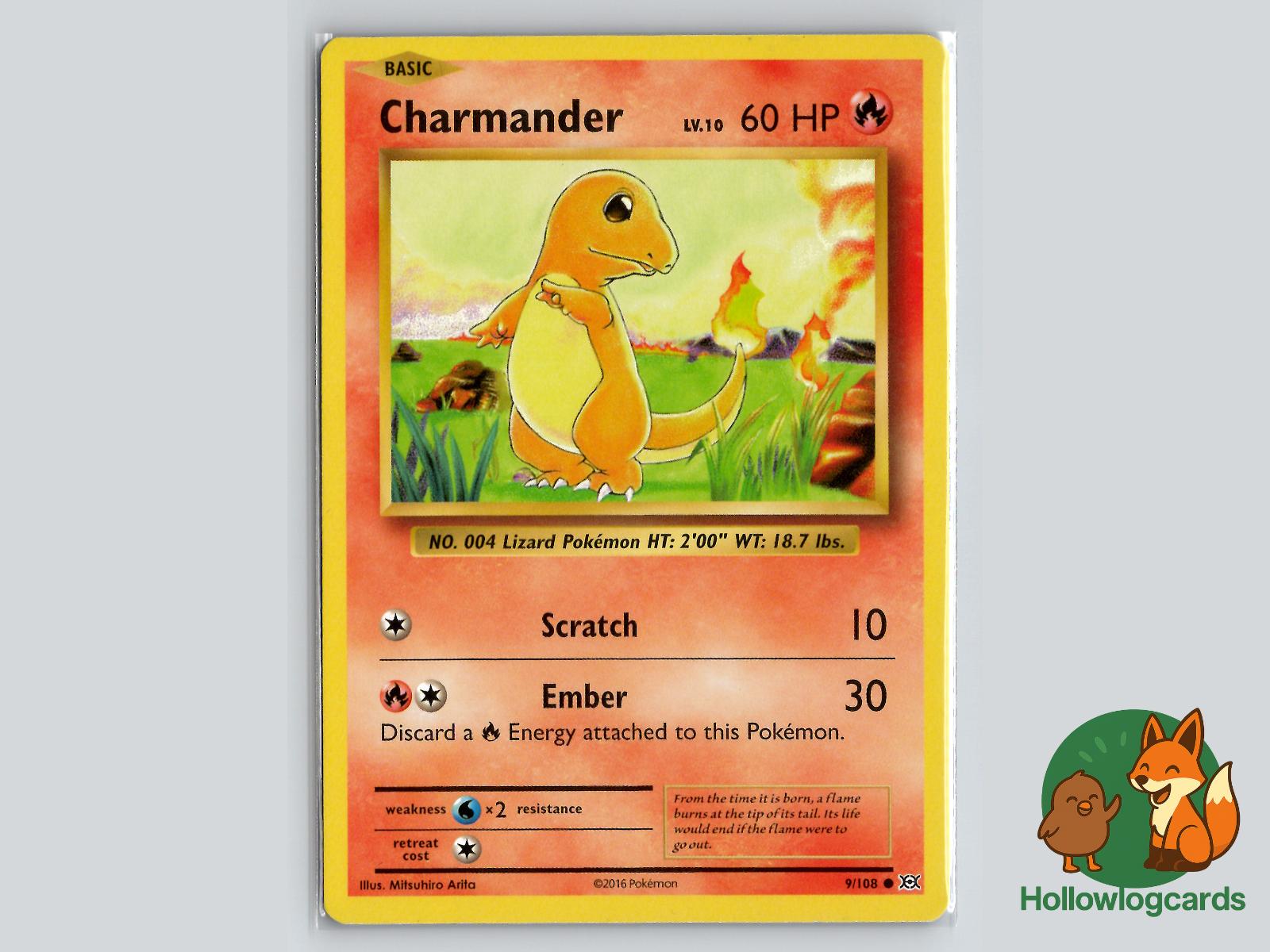Charmander (9/108) - Evolutions Pokémon Card