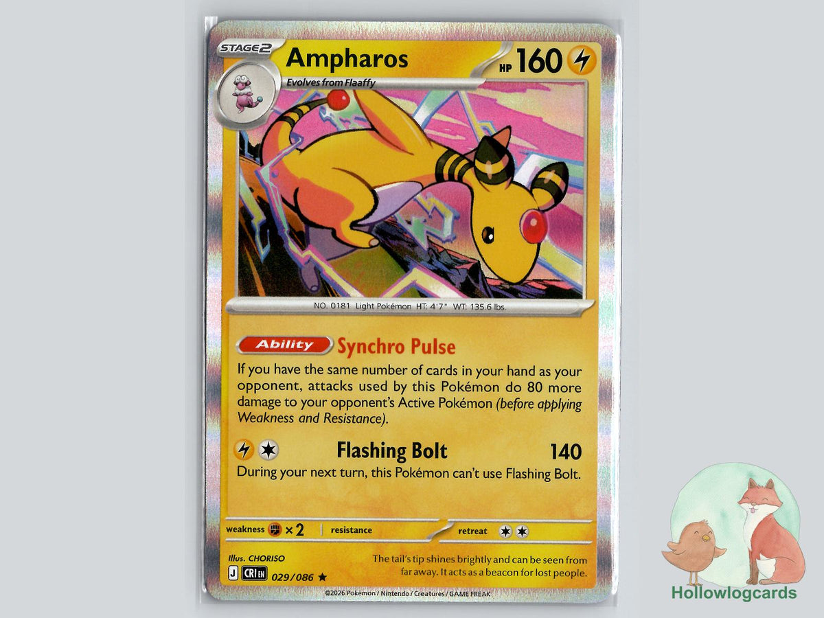 Ampharos (029/086) Pokémon Card