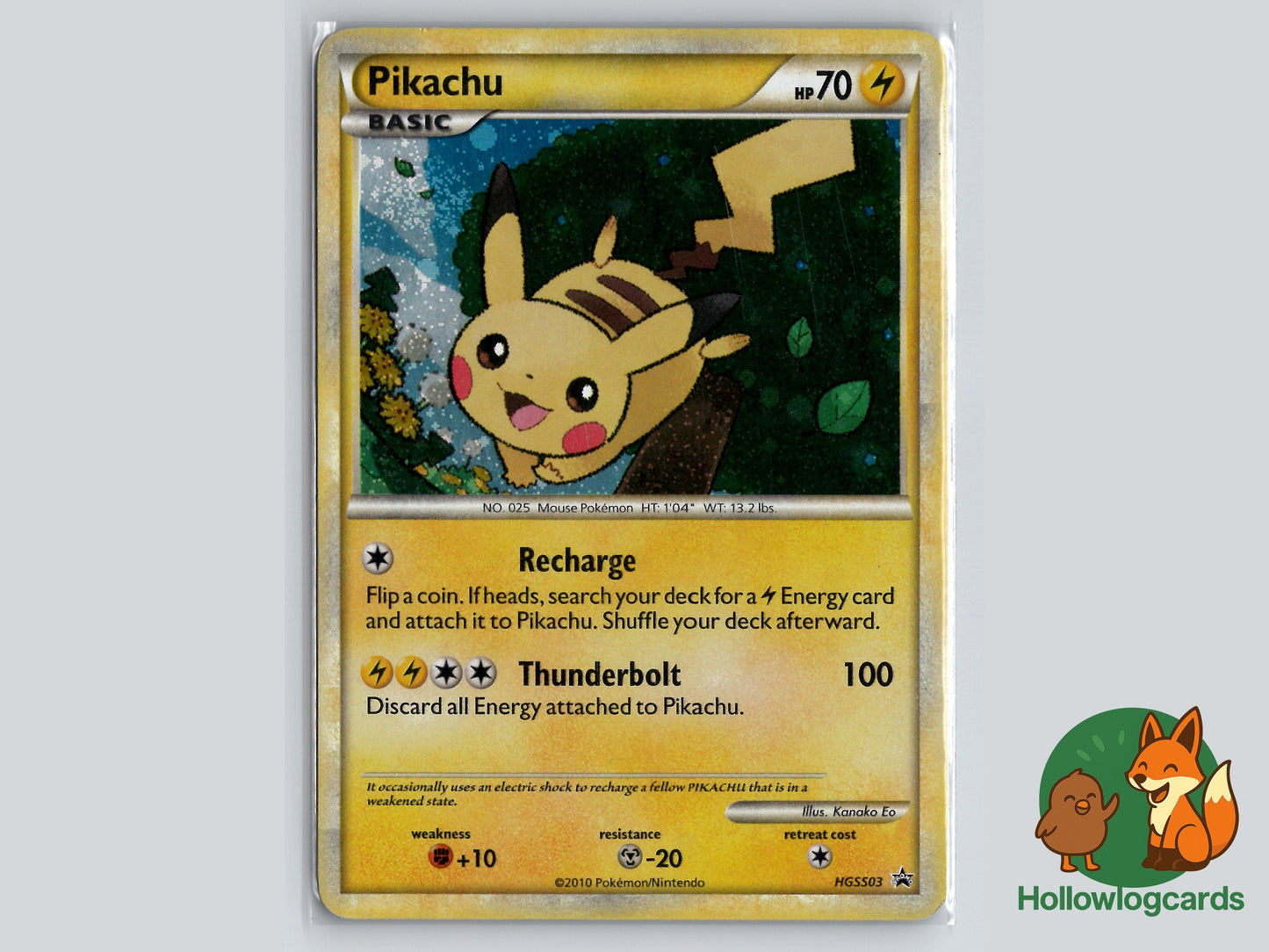 Image of Pikachu HeartGold and SoulSilver Promos #HGSS03