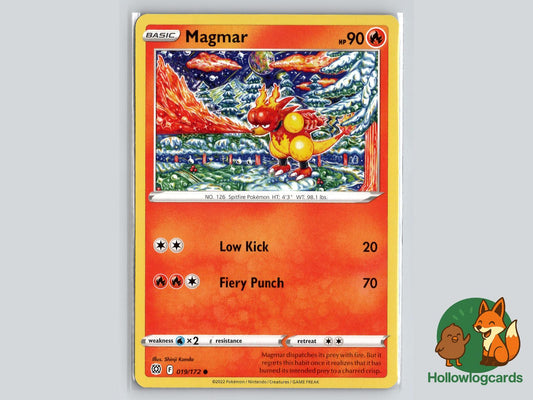 Magmar (019/172) - Brilliant Stars Pokémon Card