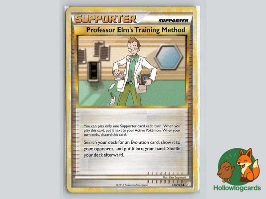 Professor Elm's Training Method (100/123) - HeartGold & SoulSilver Pokémon Card