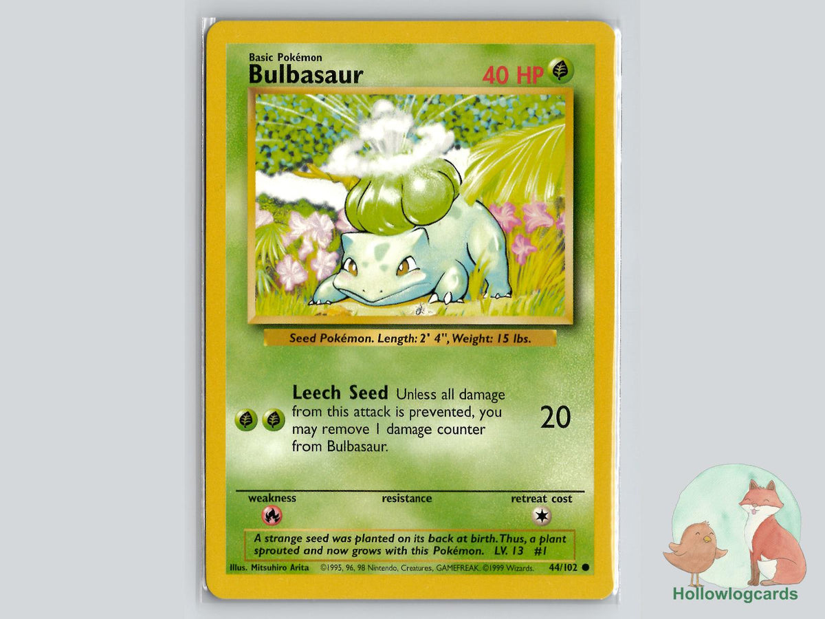 Bulbasaur (44/102) - Base Pokémon Card