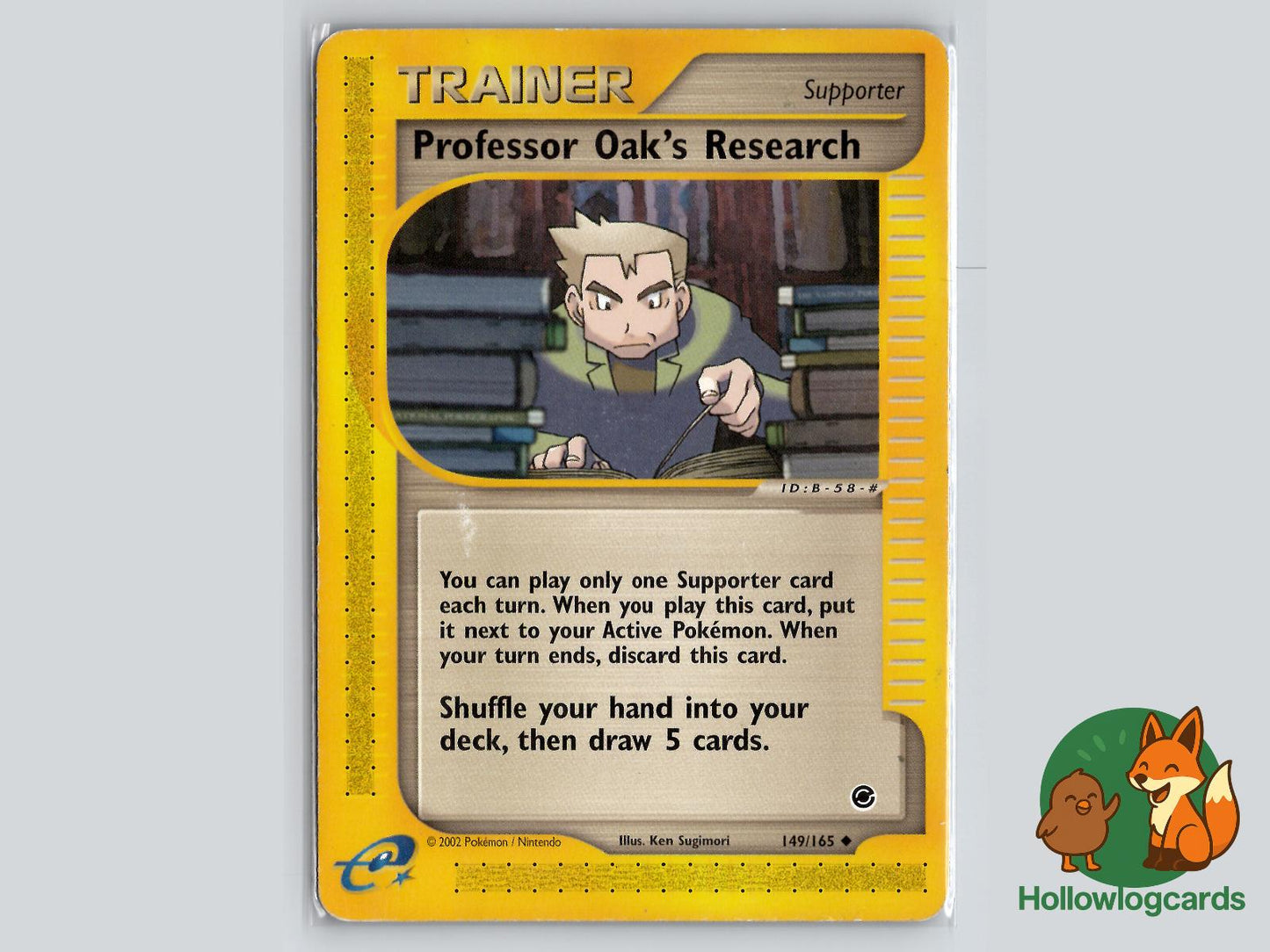 Professor Oak's Research (149/165) - Expedition Base Set Pokémon Card