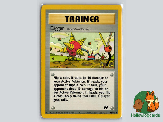 Digger (75/82) - Team Rocket Pokémon Card