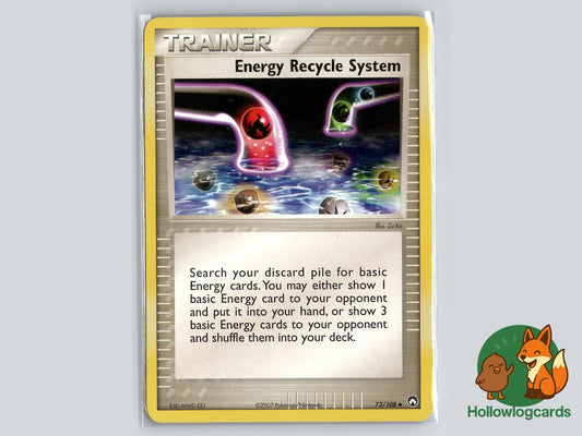 Energy Recycle System (73/108) - Power Keepers Pokémon Card