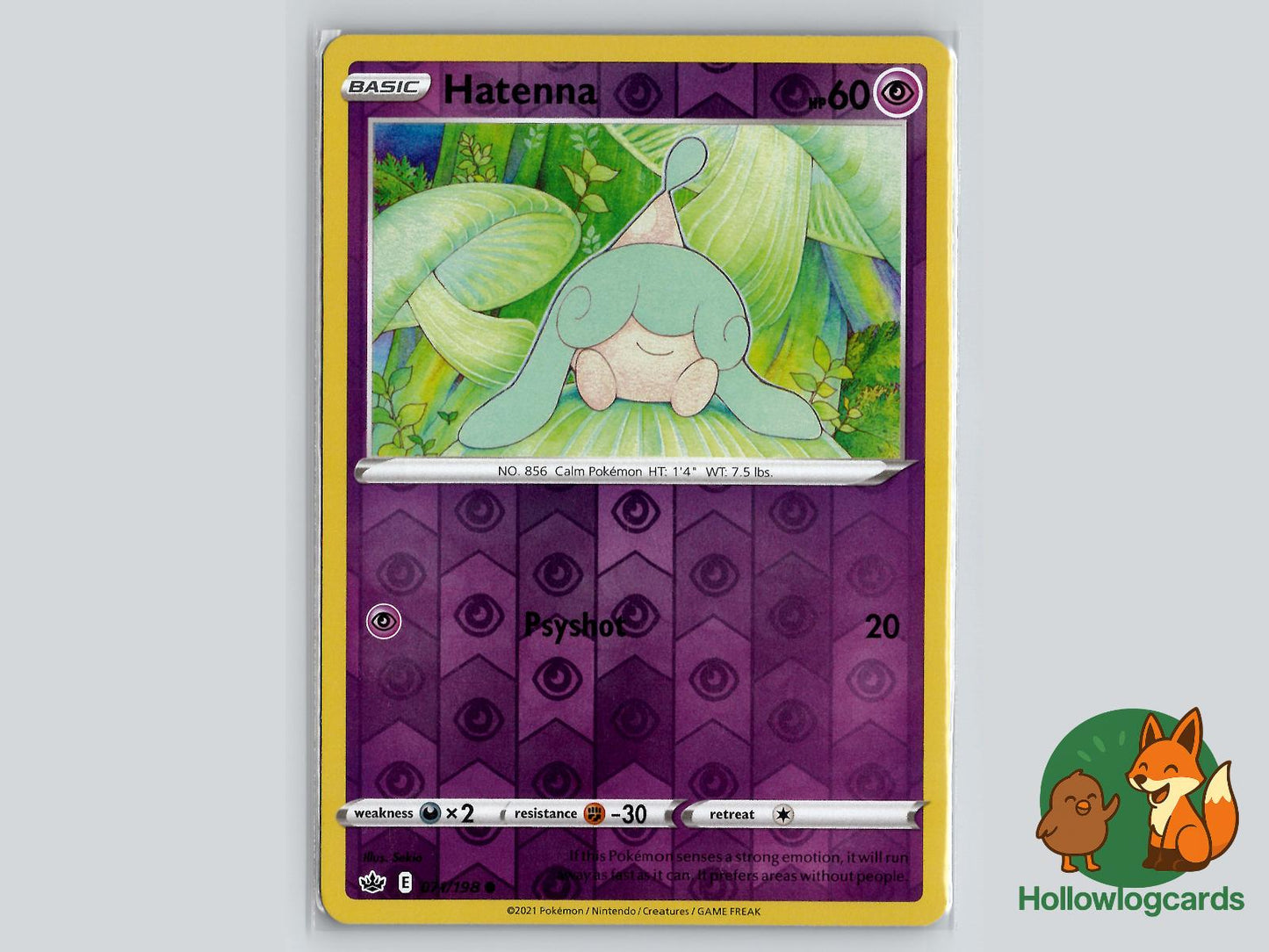 Hatenna (071/198) - Chilling Reign Pokémon Card