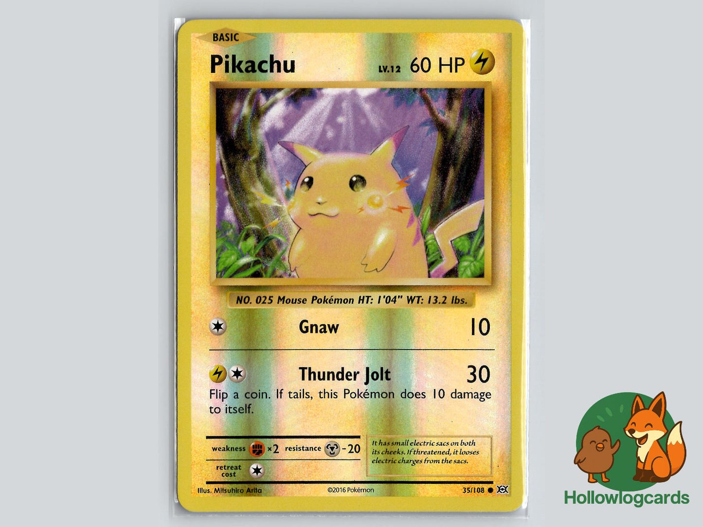 Pikachu (35/108) - Evolutions Pokémon Card
