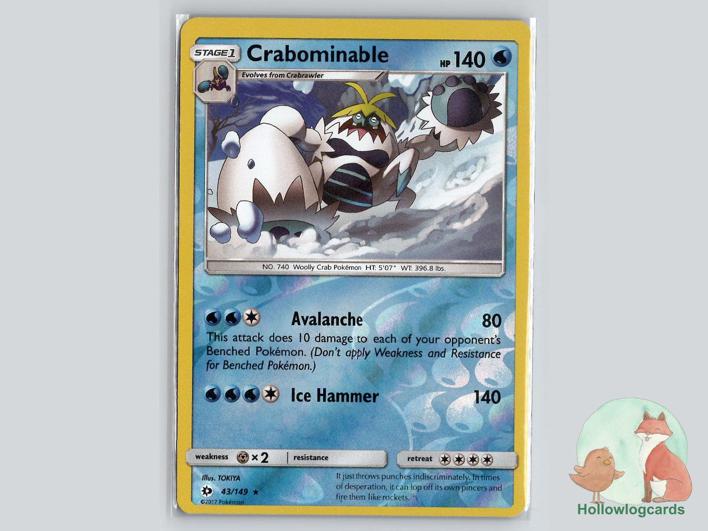 Crabominable (43/149) - Base Pokémon Card