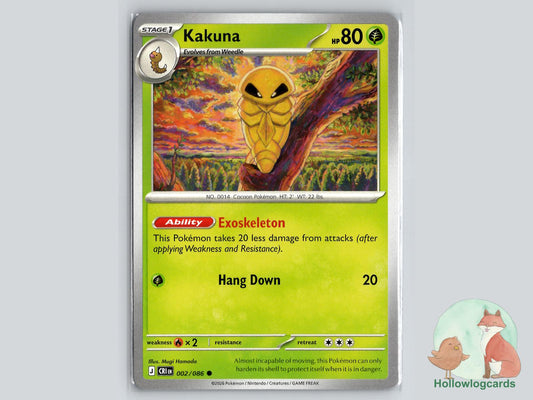 Kakuna (002/086) Pokémon Card
