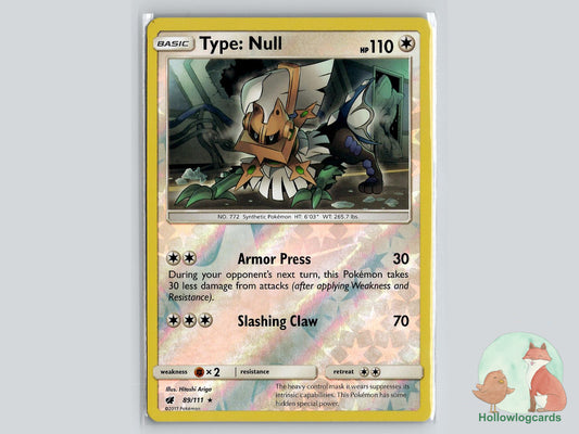Type: Null (89/111) - Crimson Invasion Pokémon Card