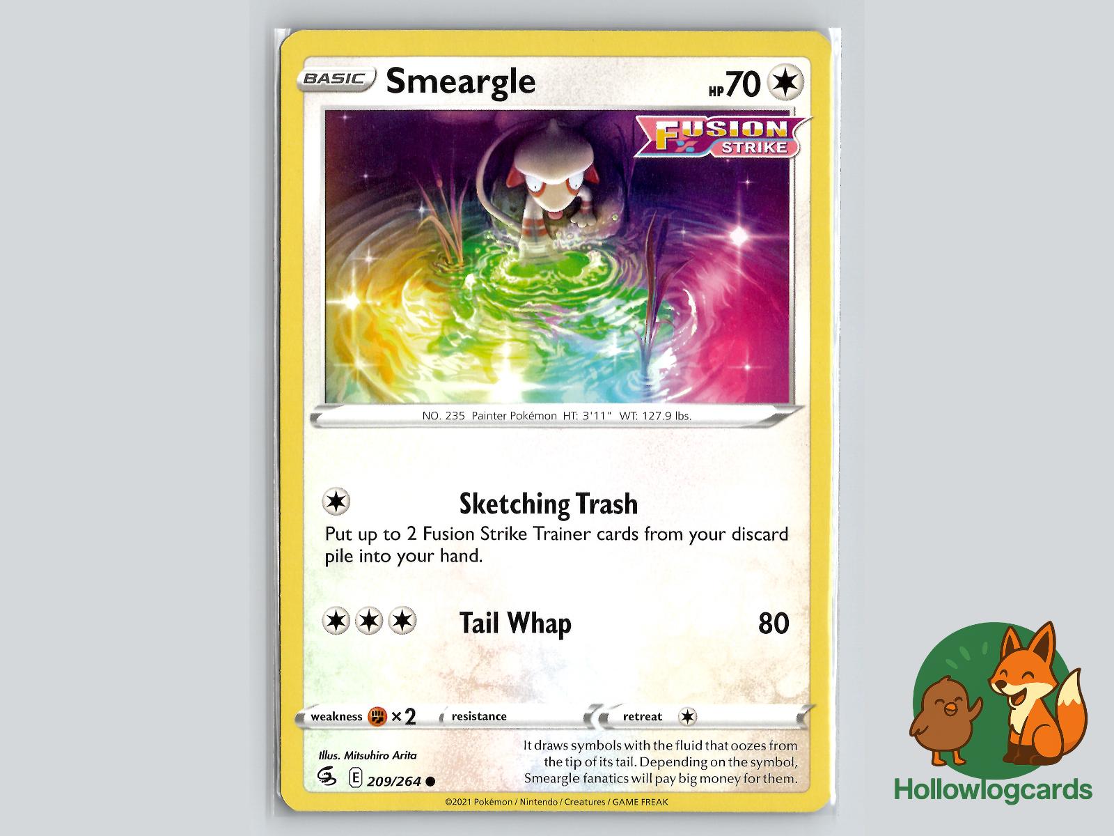 Smeargle (209/264) - Fusion Strike Pokémon Card