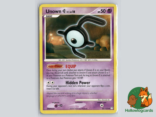 Image of Unown E Mysterious Treasures (MT) #65