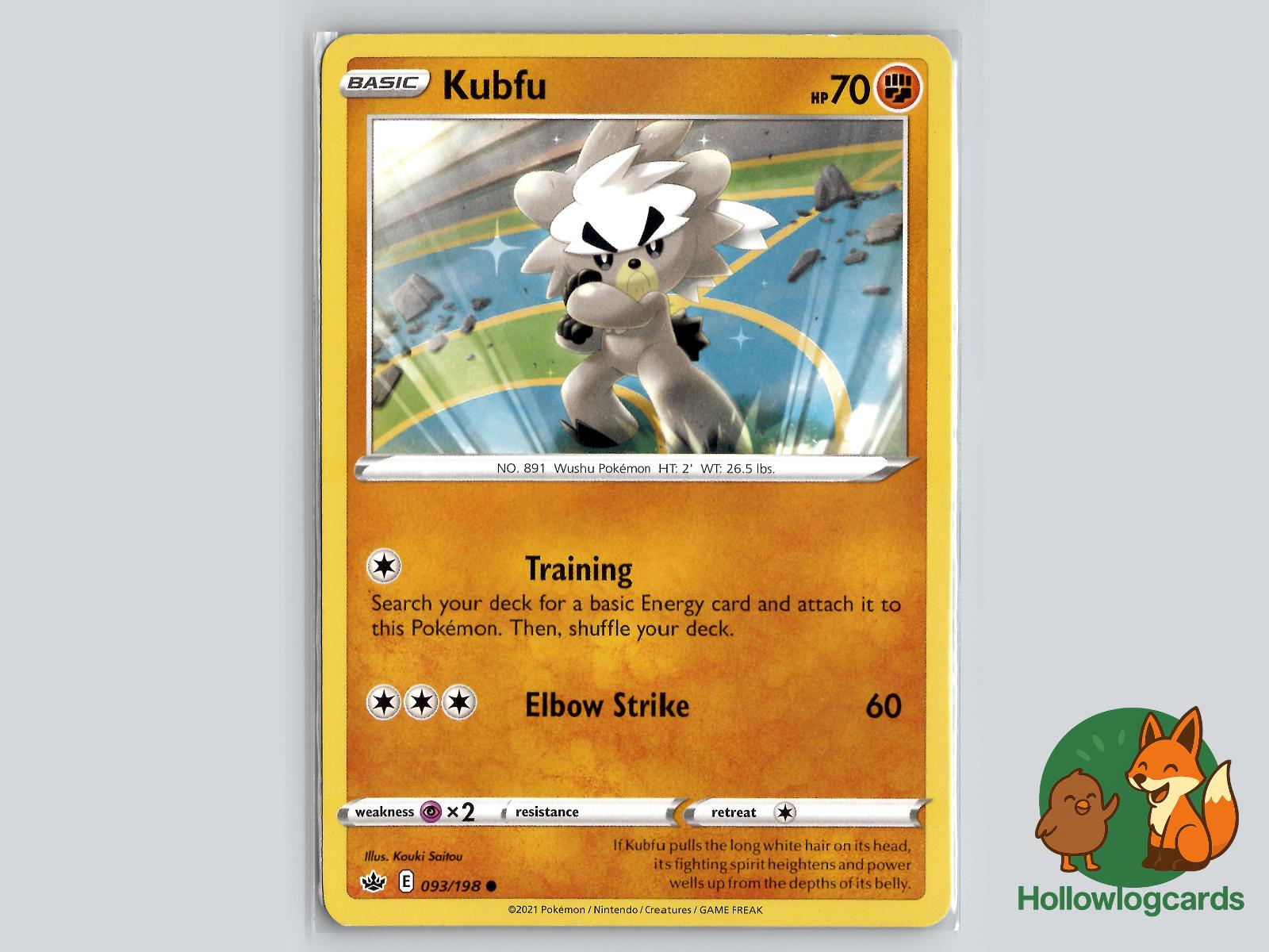 Kubfu (093/198) - Chilling Reign Pokémon Card