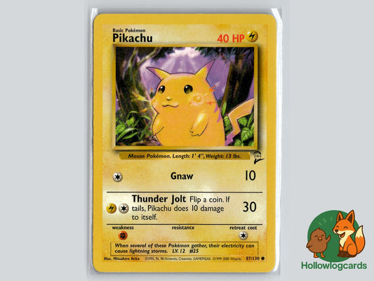 Pikachu (87/130) - Base Set 2 Pokémon Card