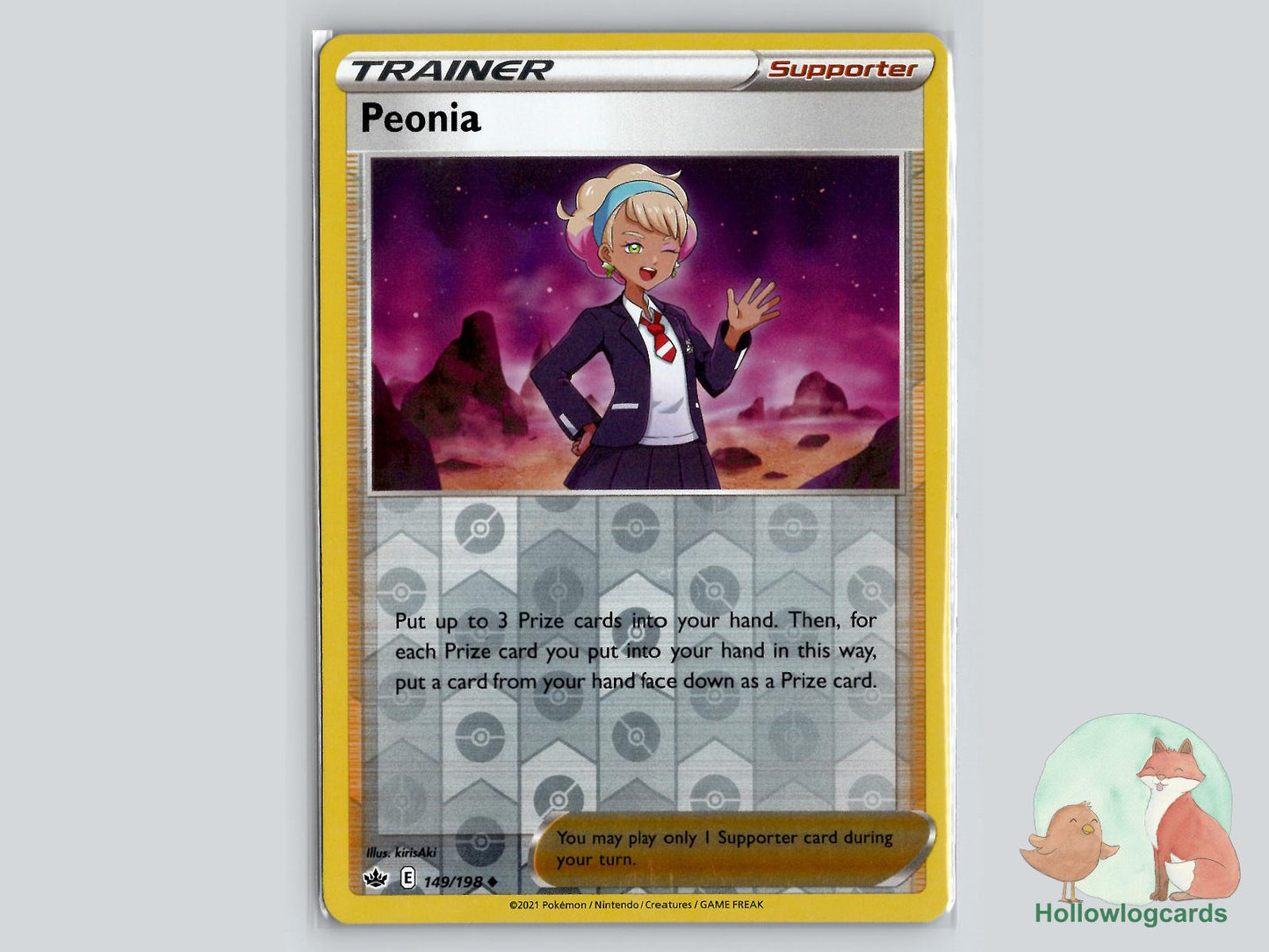 Peonia (149/198) - Chilling Reign Pokémon Card