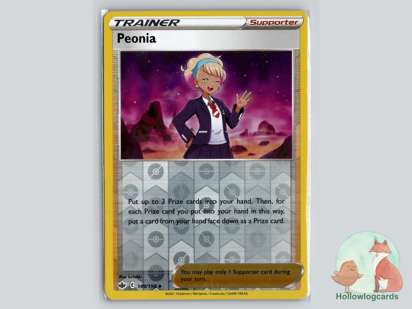 Peonia (149/198) - Chilling Reign Pokémon Card