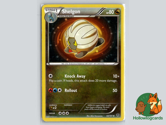 Shelgon (63/101) - Plasma Blast Pokémon Card