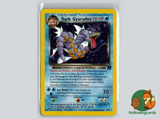 Dark Gyarados (8/82) - Team Rocket Pokémon Card
