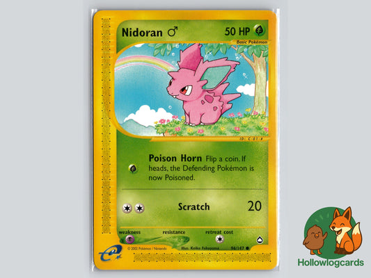 Image of Nidoran Male Aquapolis (AQ) #96