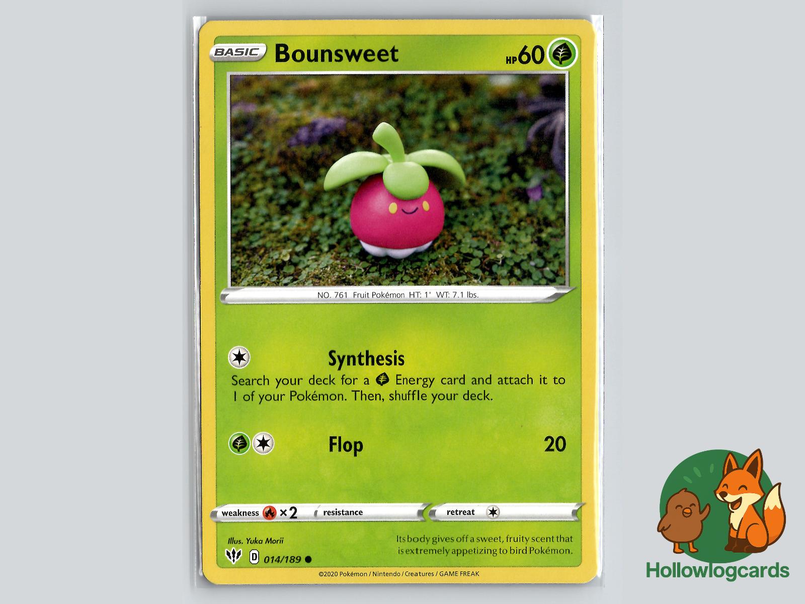 Bounsweet (014/189) - Darkness Ablaze Pokémon Card
