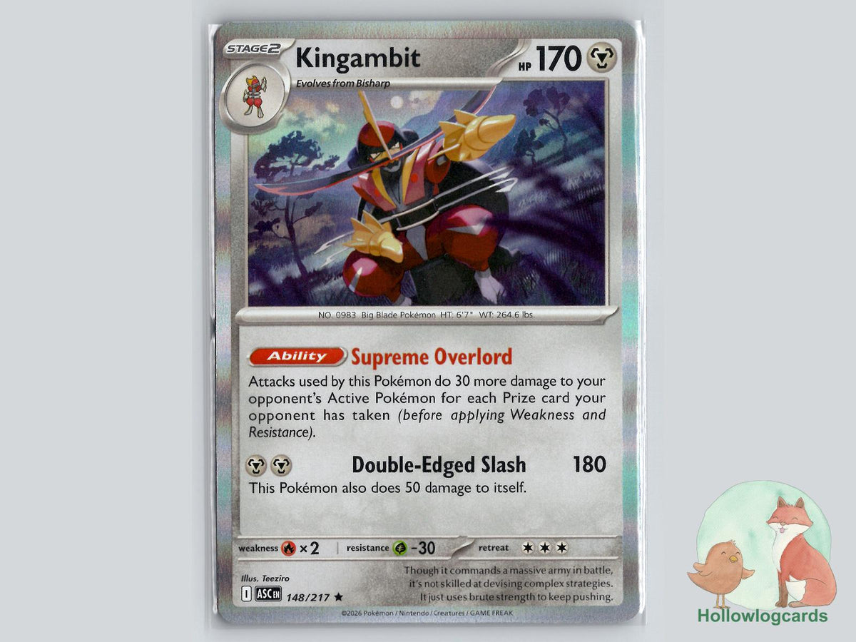 Kingambit (148/217) Pokémon Card