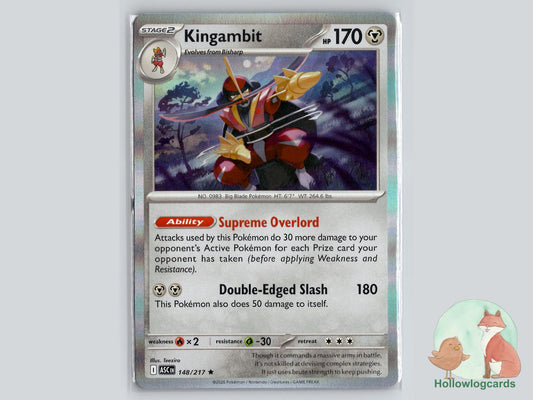 Kingambit (148/217) Pokémon Card