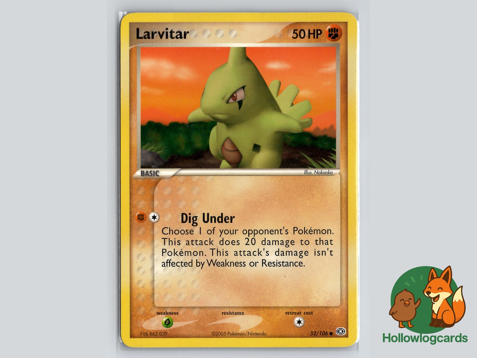 Image of Larvitar Emerald (EM) #52