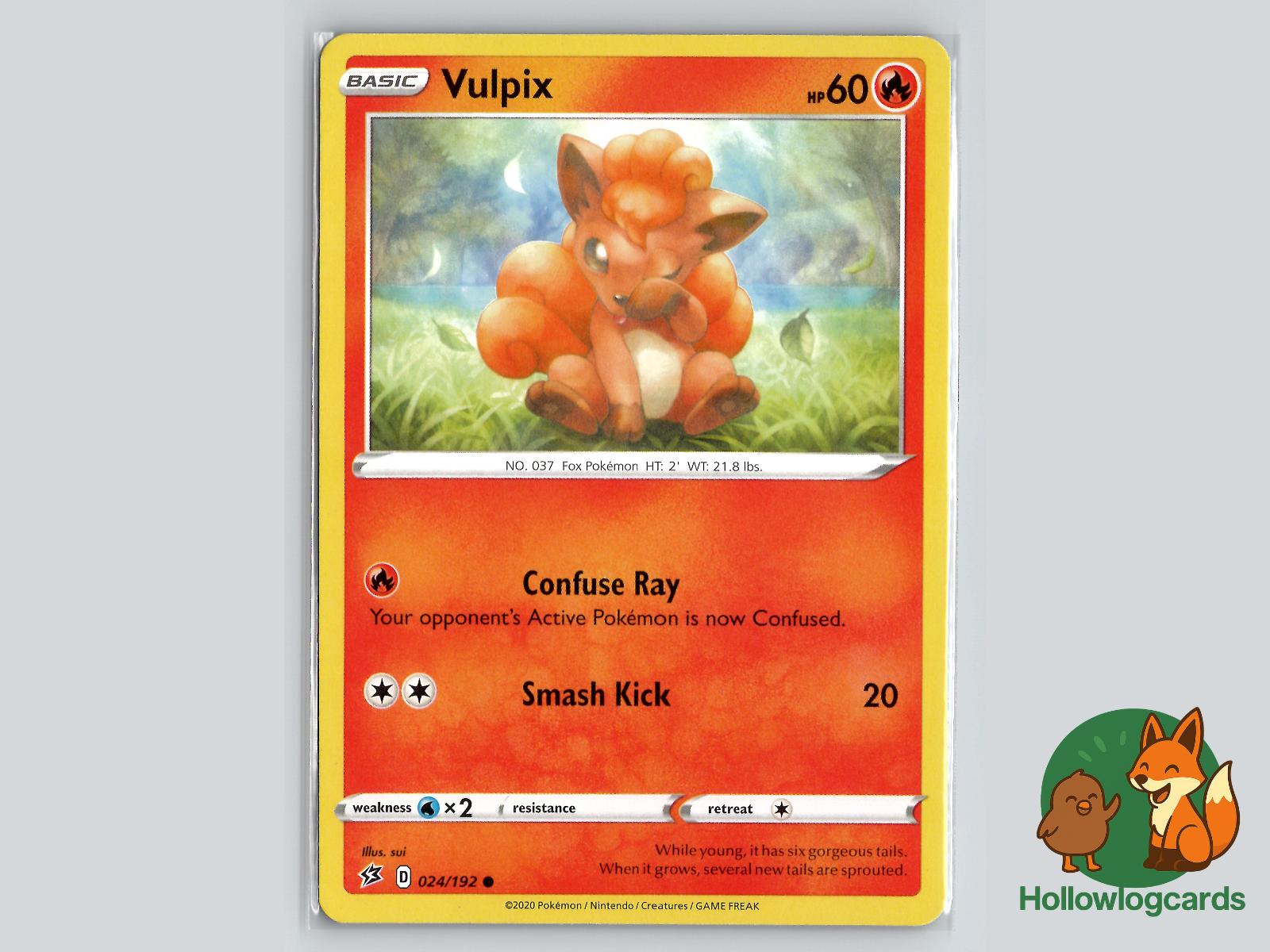 Vulpix (024/192) - Rebel Clash Pokémon Card