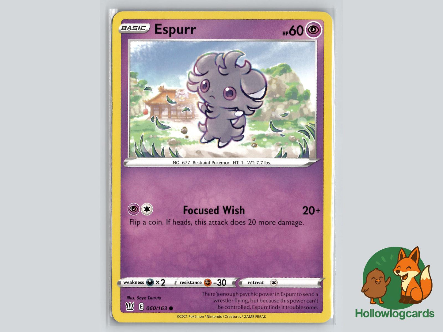 Espurr (060/163) - Battle Styles Pokémon Card
