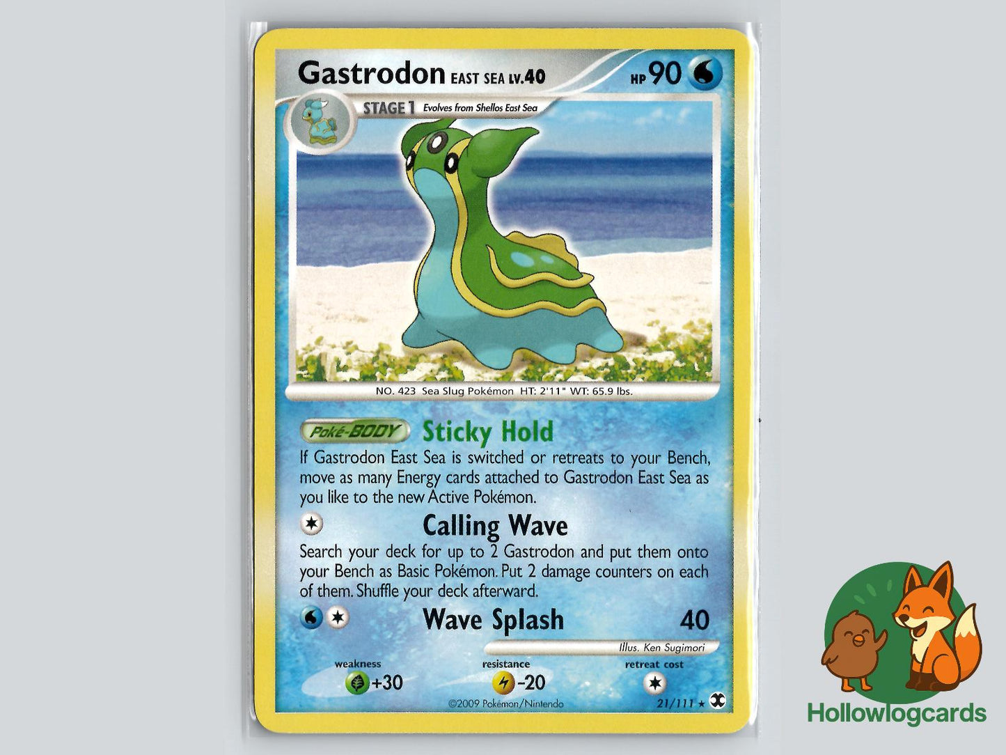 Gastrodon East Sea (21/111) - Rising Rivals Pokémon Card