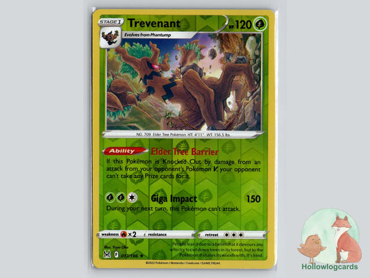 Trevenant (017/196) - Lost Origin Pokémon Card