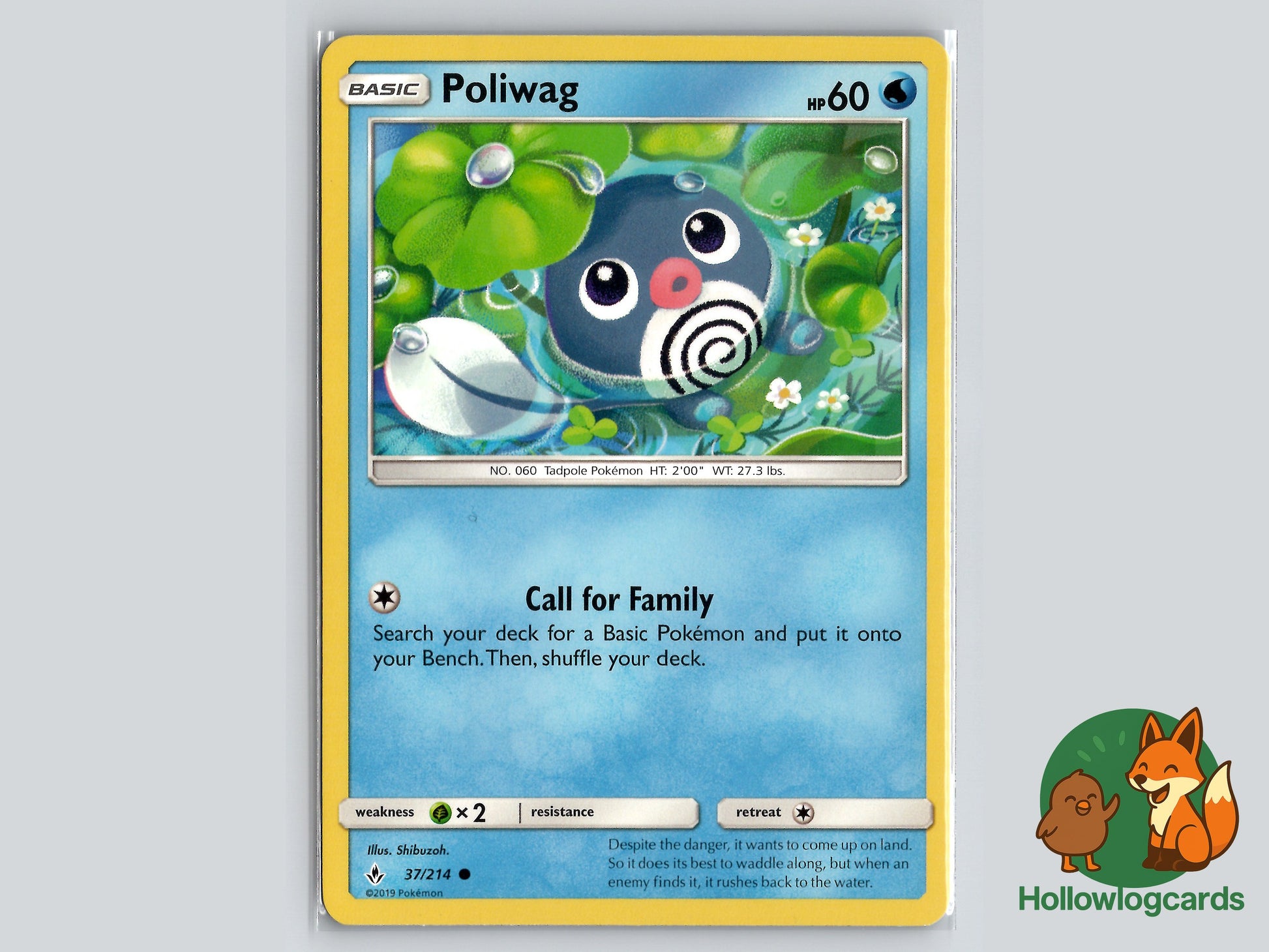 Image of Poliwag Unbroken Bonds (UNB) #37