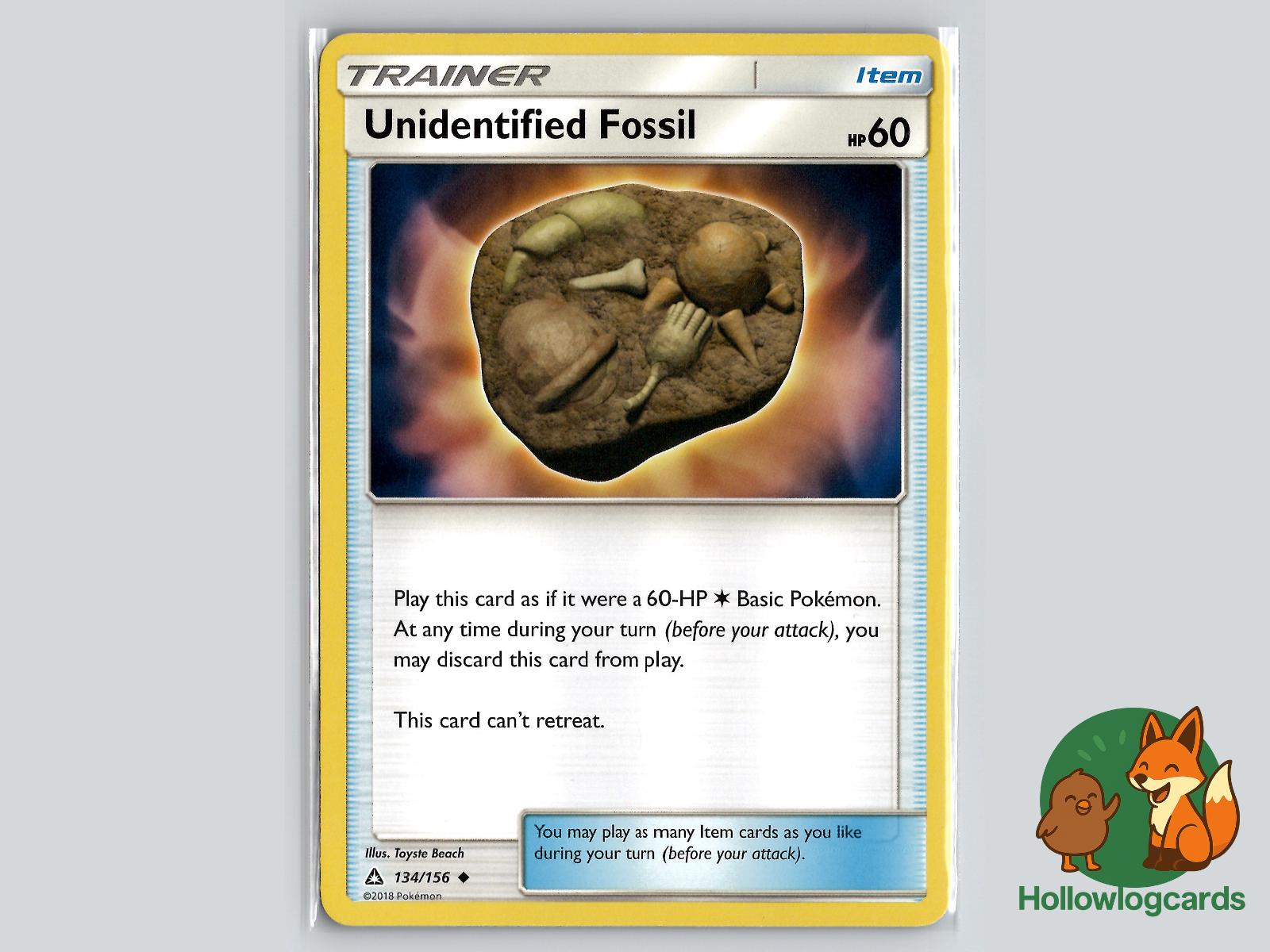 Unidentified Fossil (134/156) - Ultra Prism Pokémon Card