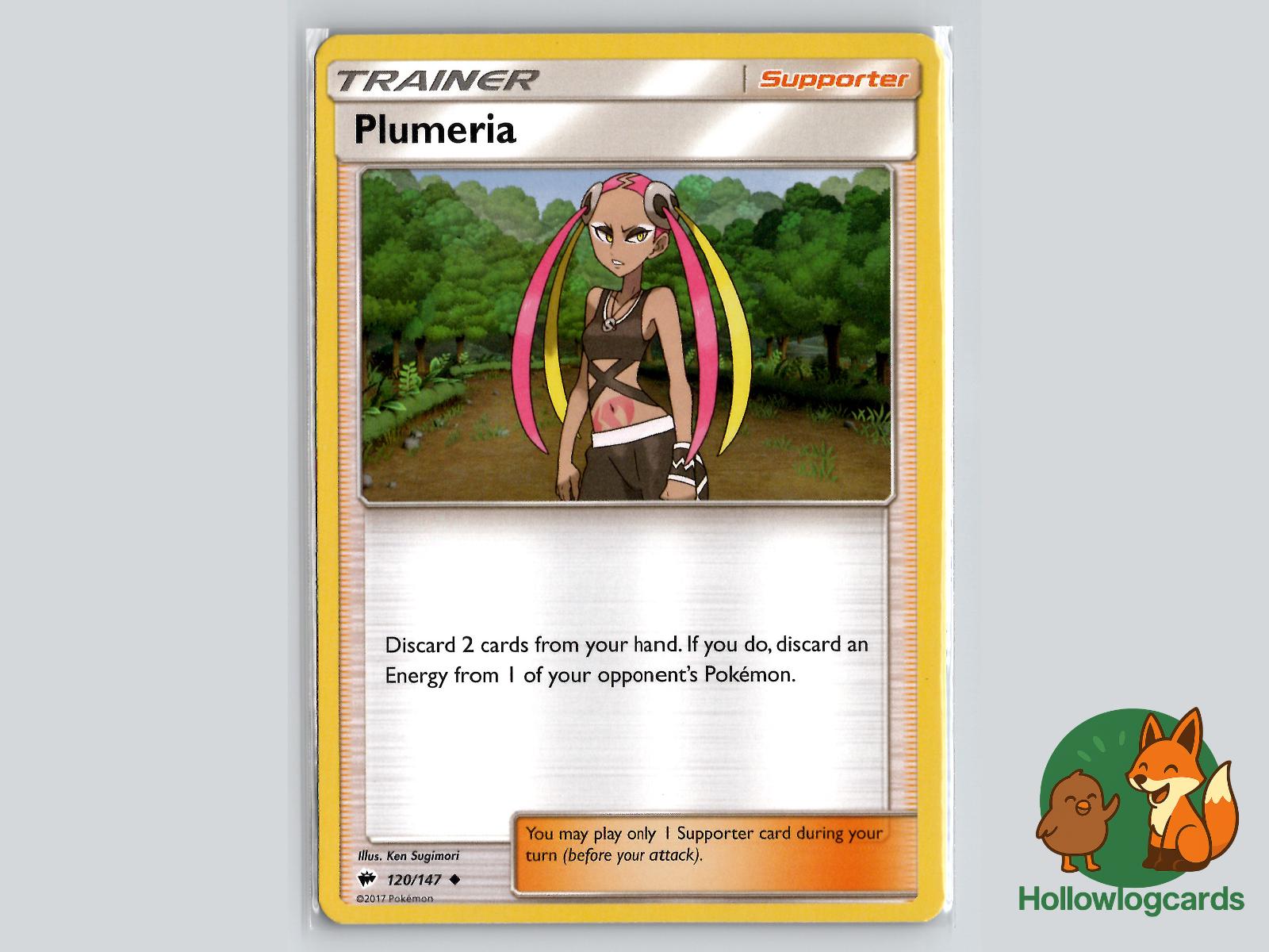 Plumeria (120/147) - Burning Shadows Pokémon Card