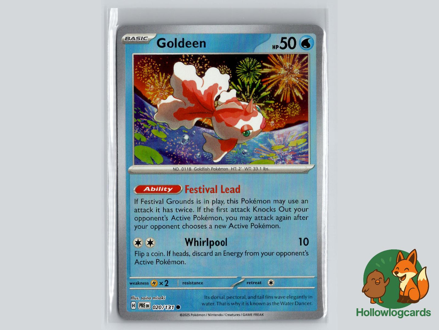 Goldeen (020/131) - Prismatic Evolutions Pokémon Card